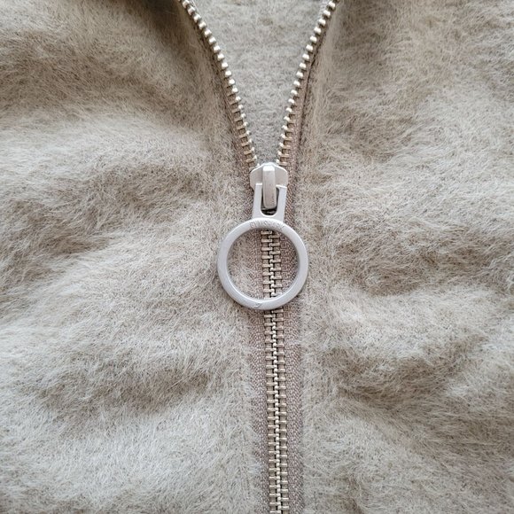 Whitney Simmons X Gymshark Eyelash Knit Jacket S Cement Brown - Picture 7 of 9